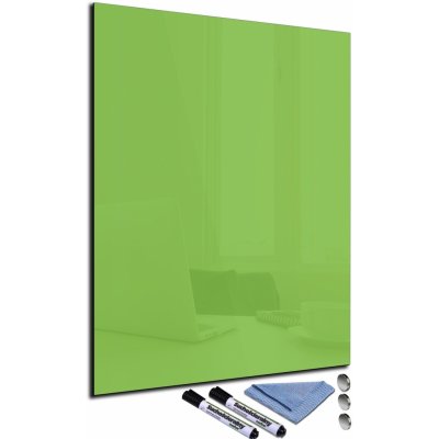 Glasdekor Magnetická skleněná tabule 80 x 60 cm apple zelená – Zboží Mobilmania