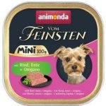 Animonda Vom Feinsten Mini Adult Dog hovězí kachní a oregáno 100 g – Zboží Mobilmania