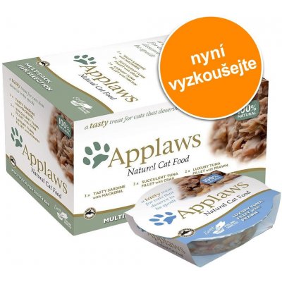 Applaws cat POT MultiFish Rybí výběr 8 x 60 g – Zboží Mobilmania