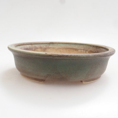 E-bonsai keramická bonsai miska 15 x 14 x 4 cm zelená – Zboží Dáma