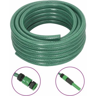 vidaXL se sadou koncovek zelená 0,6" 30 m PVC – Zboží Mobilmania