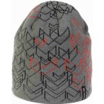 Finmark WINTER HAT Šedá Černá Červená – Hledejceny.cz