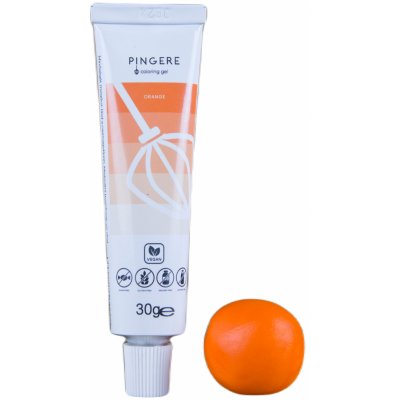 George Fondant Kft Gelová barva oranžová 30 g – Sleviste.cz