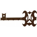 HARMONY věšák na klíče - černý lesk (195x80mm) SHAR 73 – Zboží Mobilmania