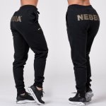 Nebbia Intense tepláky Gold Classic 826 černé – Zboží Dáma