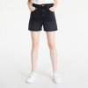 Dámské šortky Tommy Jeans Džínové šortky dámské hladké high waist černá