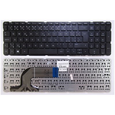 česká klávesnice HP Probook 350 G1 350 G2 355 G2 černá CZ/SK no frame – Zboží Mobilmania