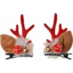 Juleeze JZHC0050 Spona do vlasů Červená hnědá – Zboží Dáma