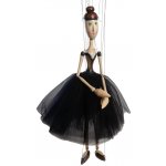 Marioneta loutka Baletka tmavá 56 cm – Sleviste.cz