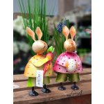 Kovový králík s vajíčkem 9*8*17 cm – Hledejceny.cz