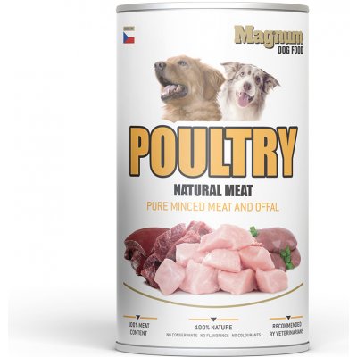 Magnum dog food Natural POULTRY Meat dog 1,2 kg – Zboží Mobilmania