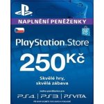 PlayStation dárková karta 250 Kč – Zboží Dáma