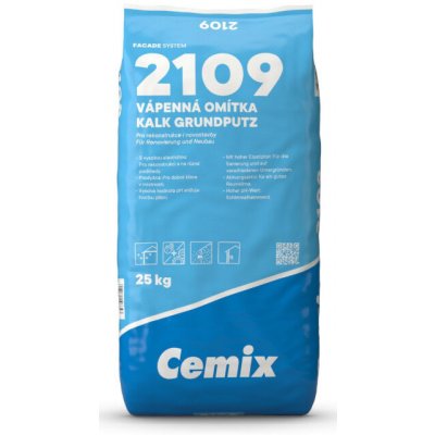 Cemix 2109 vápenná omítka 25 kg – Zboží Mobilmania
