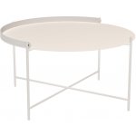 HOUE Edge 76 cm Bílý kovový zahradní konferenční stolek – Hledejceny.cz