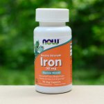 Now Foods Iron 36 mg Double Strength 90 kapslí – Hledejceny.cz