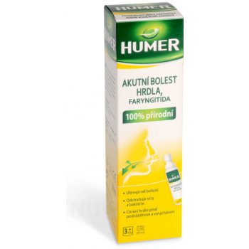 Humer Akutní bolest hrdla faryngitida sprej 30 ml