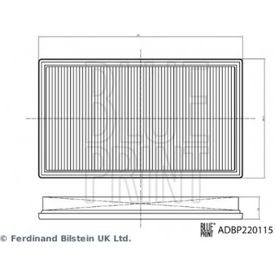 Vzduchový filtr BLUE PRINT ADBP220115 – Hledejceny.cz