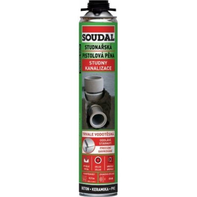 Soudal Pěna montážní studnařská pistolová 750 ml – Zbozi.Blesk.cz