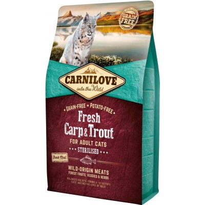 Carnilove Fresh Carp & Trout for Adult Cats Sterilized 2 kg – Zboží Mobilmania