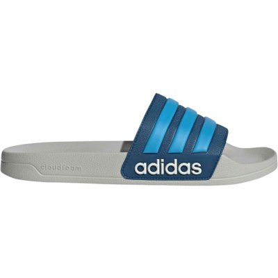 adidas Adilette Shower šedá modrá bílá – Zboží Mobilmania