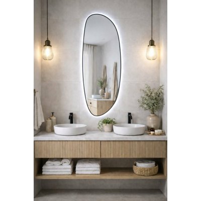 Baltica Design Stone Fluid 50x155 cm černá 5904107932750 – Hledejceny.cz