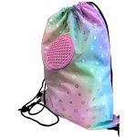 PIXIE CREW vak na chrbát, ružová, Srdce a labky 50 pixelov – Hledejceny.cz