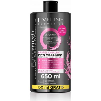 Eveline Cosmetics Facemed+ profesionální micelární voda 3v1 650 ml – Hledejceny.cz