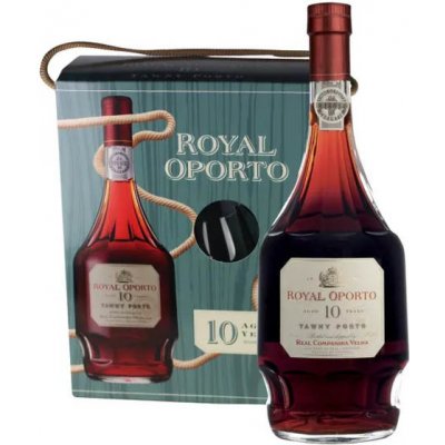 Royal O'Porto Royal Oporto Tawny 10y 20% 0,75 l (dárkové balení 2 sklenice) – Hledejceny.cz