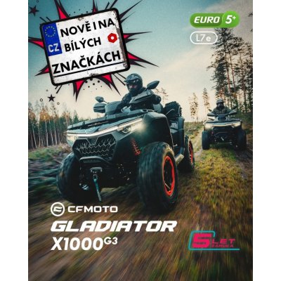 CFMOTO Gladiator X1000 G3 Premium EURO5+ Černá – Sleviste.cz