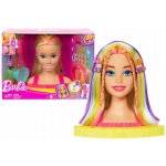Barbie stylingová hlava neonové duhové blond vlasy – Zboží Dáma Barbie stylingová hlava neonové duhové blond vlasy – Zboží Dáma