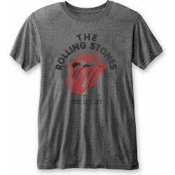 Rolling Stones tričko New York City 75 Burn Out grey