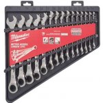 Milwaukee 4932471340 Očkoploché ráčnové klíče 8 ÷ 22 mm MAX BITE™. Sada 15 dílů v pořadači – Sleviste.cz