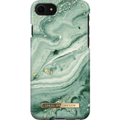 Pouzdro iDeal Of Sweden Fashion pro iPhone 8/7/6/6S/SE 2020/2022 mint swirl marble – Zbozi.Blesk.cz