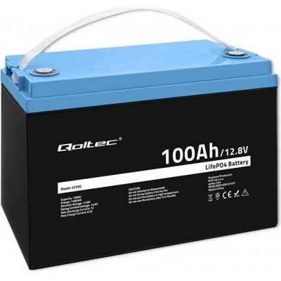 Qoltec LiFePO4 12,8V/100Ah 1280Wh – Sleviste.cz