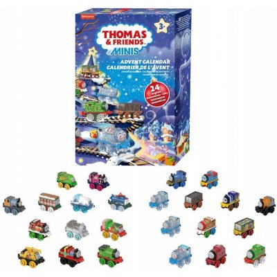 Tomáš a přátelé Minis Adventní kalendář 24 mašinek, Mattel HWB49 – Zboží Dáma