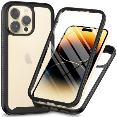 Techsuit Defense360 Pro ochranné sklo iPhone 15 Pro Černá 145674 – Zboží Živě