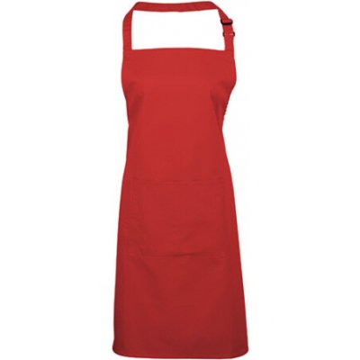 Premier Workwear Pracovní zástěra za krk s kapsou PR154 Red Pantone 200 72x86cm – Hledejceny.cz