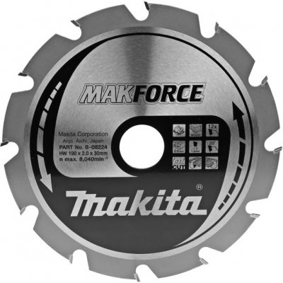 Makita pilový kotouč 190mm 12T = old B-02939 B-08224 – Zboží Dáma