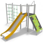 Playground System Dětské hřiště z nerezu se skluzavkou 11382 – Zboží Mobilmania