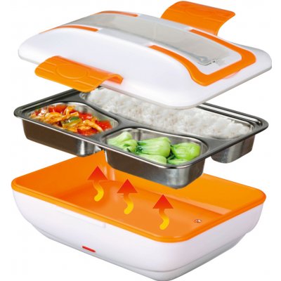 De Gusto Ohřívací box na jídlo WARMY 12V/230V - oranžová – Zboží Dáma