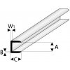 Modelářské nářadí Raboesch profil ASA koncový 2x1000mm