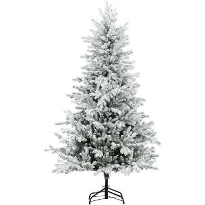 Strom vánoční - umělý smrk, výška 190 cm, zasněžený Autronic (STROM011-190), Bílá, Plast – Hledejceny.cz