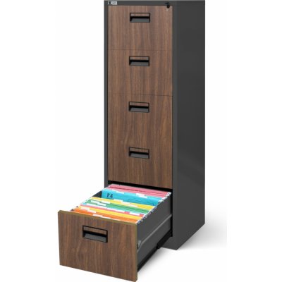 Jan Nowak Závěsná kartotéka V005 Antracitová ořech – Zboží Dáma