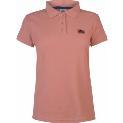 Lonsdale Lion Polo Shirt Ladies Pink
