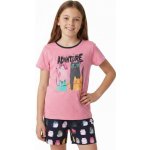Dívčí pyžamo s kočkama růžová tm.modrá – Hledejceny.cz