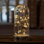Greatstore Vánoční svítící dekorace kopule 20 LED teple bílá – Hledejceny.cz