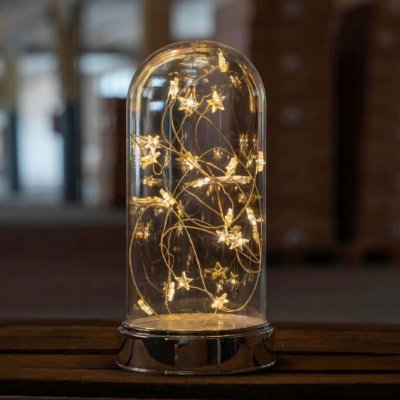 Greatstore Vánoční svítící dekorace kopule 20 LED teple bílá – Hledejceny.cz