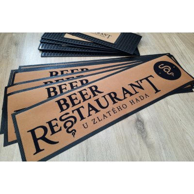 M+A Matting Barová podložka Premium s vlastním potiskem 600 x 190 mm cena za ks / při koupi ks: 50-99 – Zboží Mobilmania