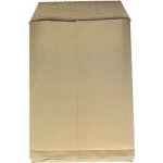 Obchodní tašky s křížovým dnem a textilní výztuží - B4, hnědé, 100 ks – Zboží Živě