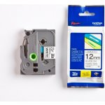Páska Brother TZE-231, 12mm, bílá/černá, laminovaná, délka 8m – Zboží Živě